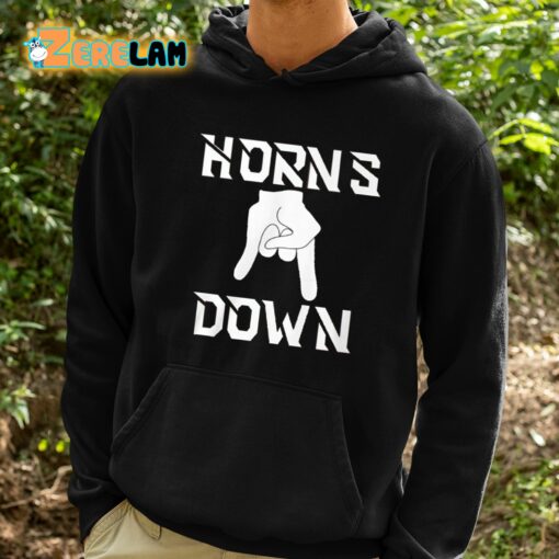 Horns Down Football Shirt