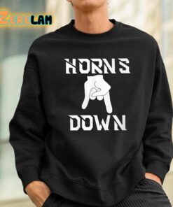 Horns Down Football Shirt 3 1