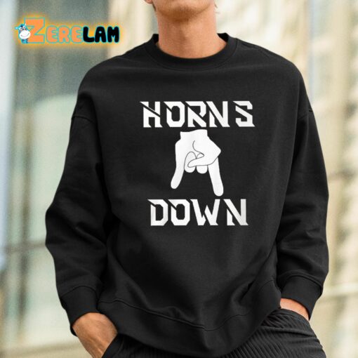 Horns Down Football Shirt