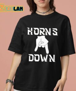 Horns Down Football Shirt 7 1