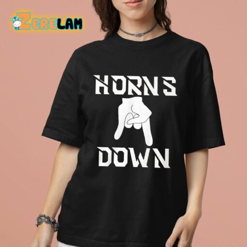 Horns Down Football Shirt