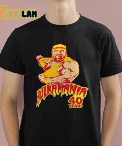Hulk Hogan Hulkamania 40 Years Ripping Shirt 1 1
