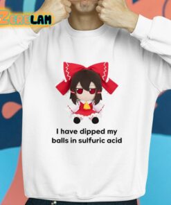 I Have Dipped My Balls In Sulfuric Acid Shirt 8 1