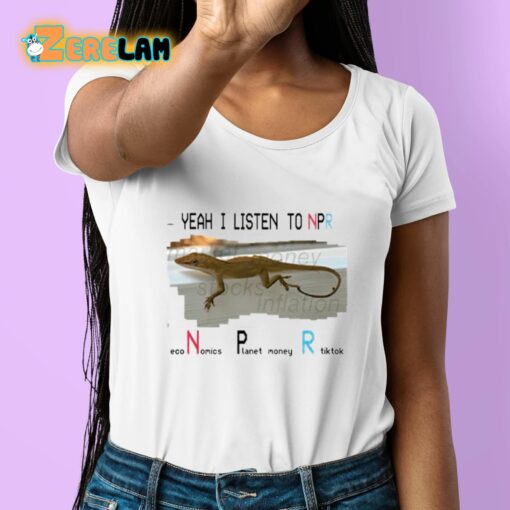 Jack Corbett I Listen To Npr Economics Planet Money Shirt