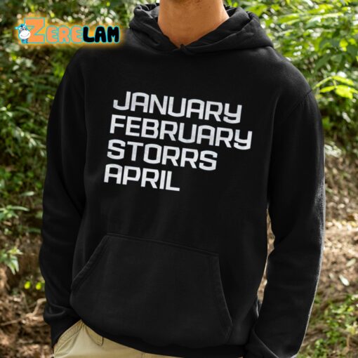 January February Storrs April Shirt