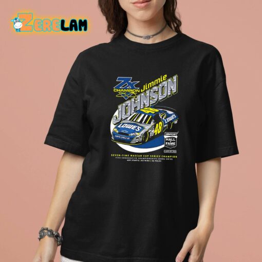 Jimmie Johnson Checkered Hall Of Fame Class Of 2024 Shirt