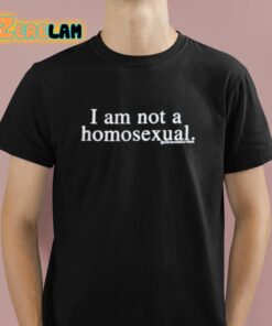 Jonathan Davis I Am Not A Homosexual Shirt