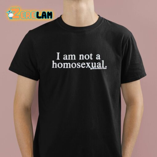 Jonathan Davis I Am Not A Homosexual Shirt