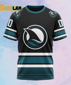 Jose Sharks 2024 New Third Kits Hoodie 3