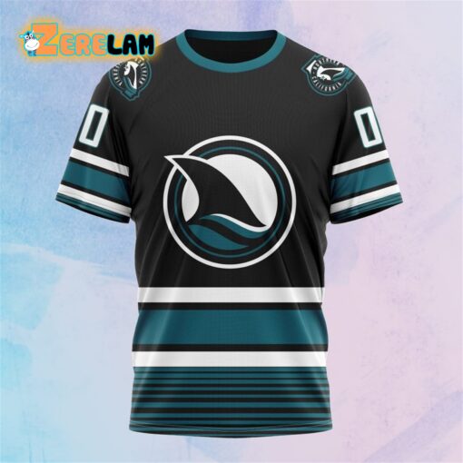 Jose Sharks 2024 New Third Kits Hoodie