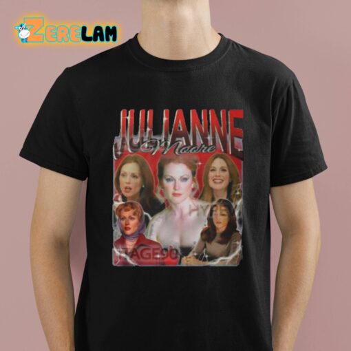 Julianne Moore Graphic Shirt