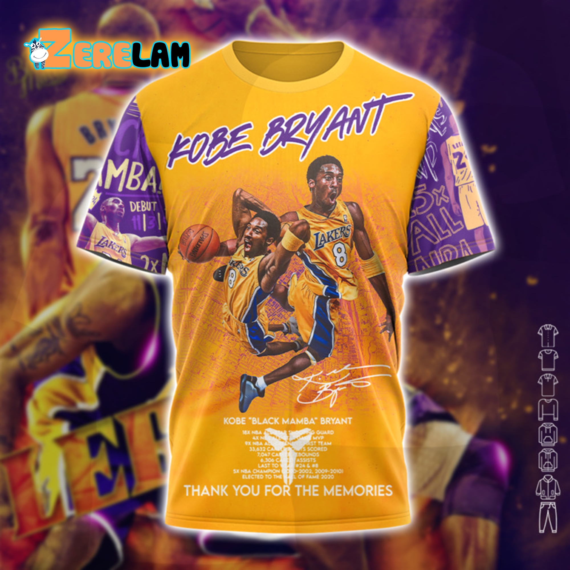 Lakers shirt black discount mamba