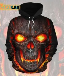 Lava Skull In The Hell Hoodie