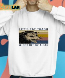 Lets Eat Trash And Get Hit By A Car Shirt 8 1