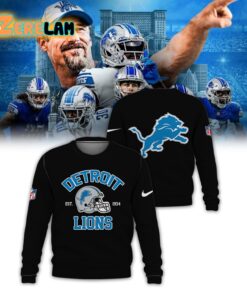 Lions EST 1934 Playoff Divison Hoodie 1