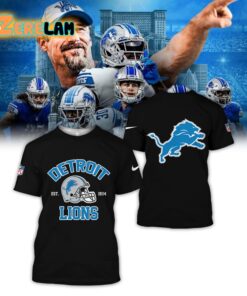 Lions EST 1934 Playoff Divison Hoodie 2