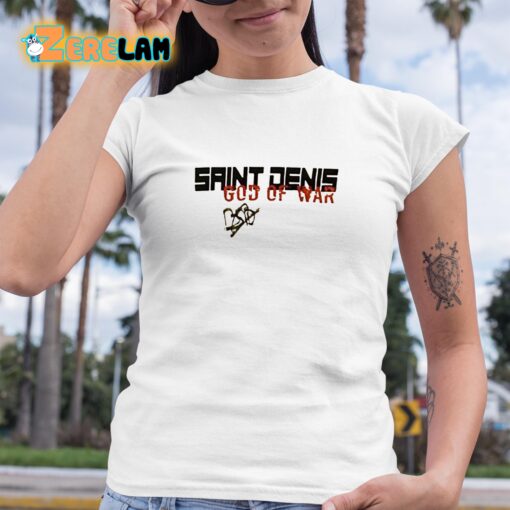 Macron Saint Denis God Of War Shirt