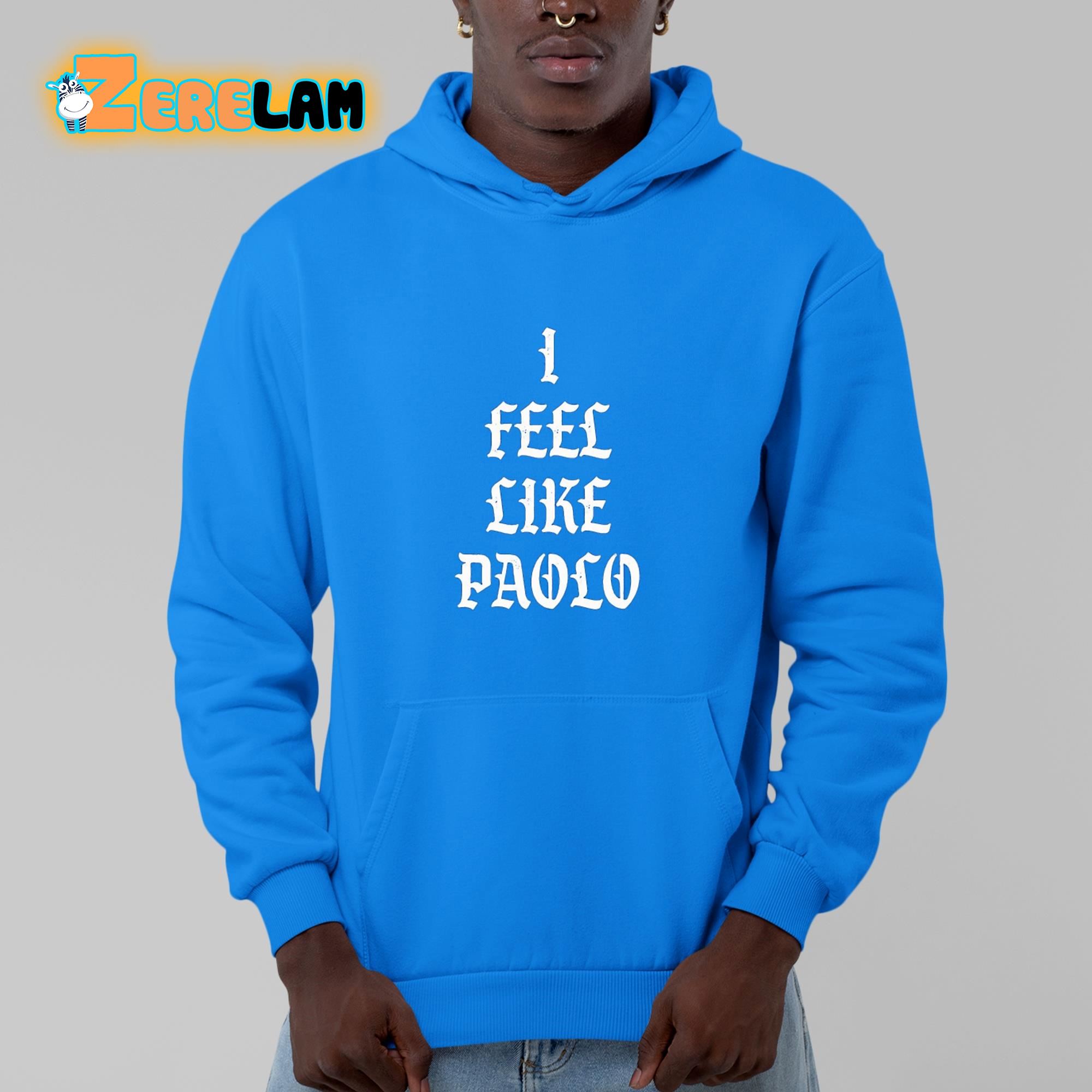 I feel like pablo best sale blue hoodie