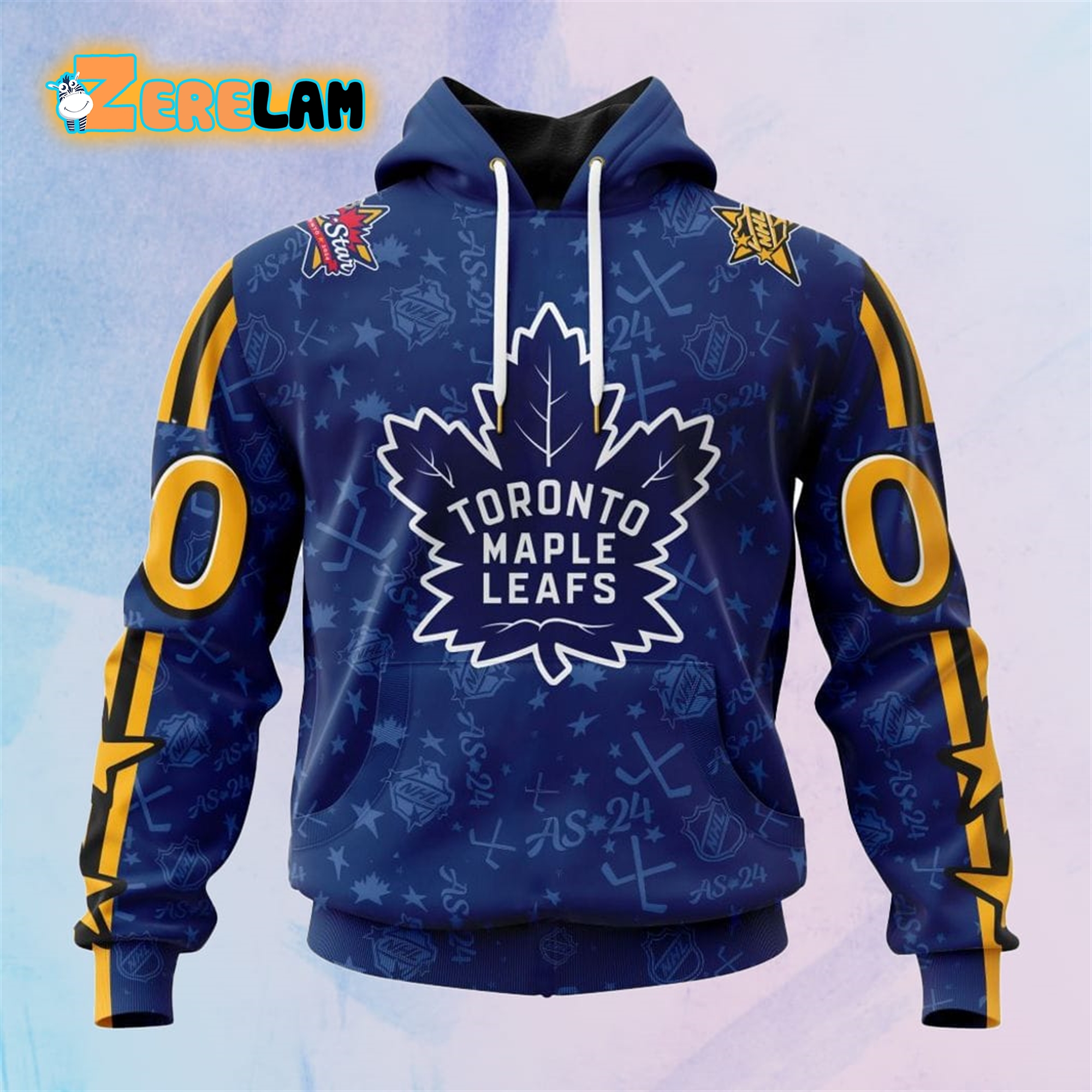 Maple Leafs Special 2024 All Star Game Hoodie Zerelam   Maple Leafs Special 2024 All Star Game Hoodie 3 