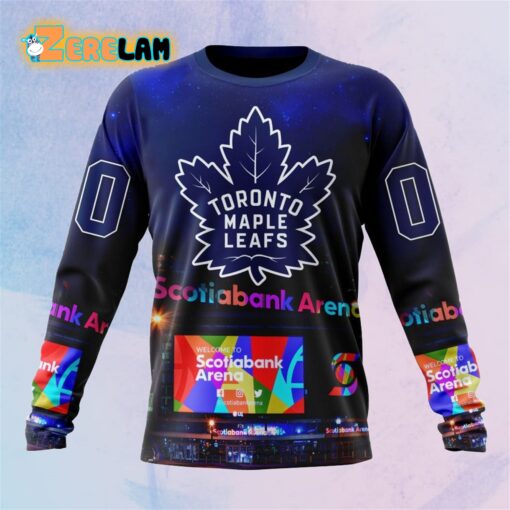 Maple Leafs With Scotiabank Arena Hoodie