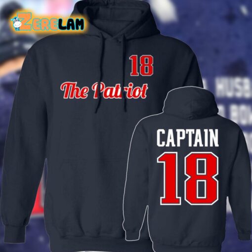 Matthew Slater Patriots Captain 18 Sweater, Sweatshirt