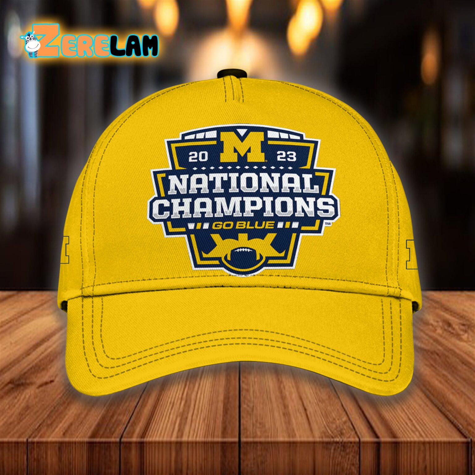 Michigan 2023 National Champions Go Blue Hat - Zerelam