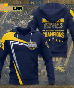 Michigan 2023 National Champions Go Blue Hoodie 1