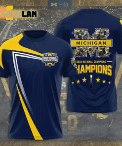 Michigan 2023 National Champions Go Blue Hoodie 2