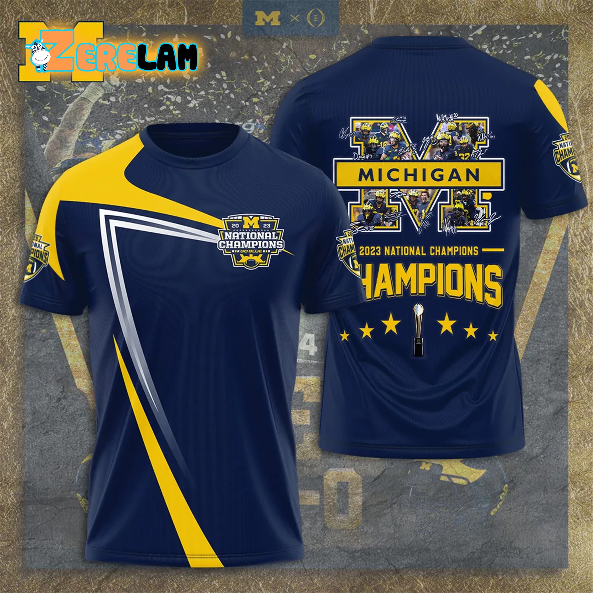 Michigan National Champions Go Blue 2023 Hoodie - Zerelam