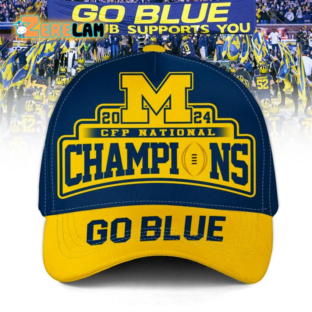 Michigan 2024 CFP National Champions Go Blue Hat Zerelam   Michigan 2024 CFP National Champions Go Blue Hat 1024x1024 