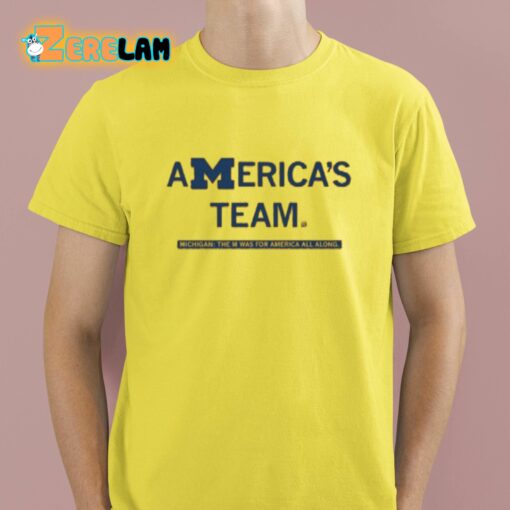 Michigan America’s Team Shirt