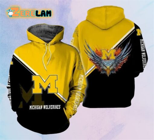 Michigan Fire Eagle Hoodie