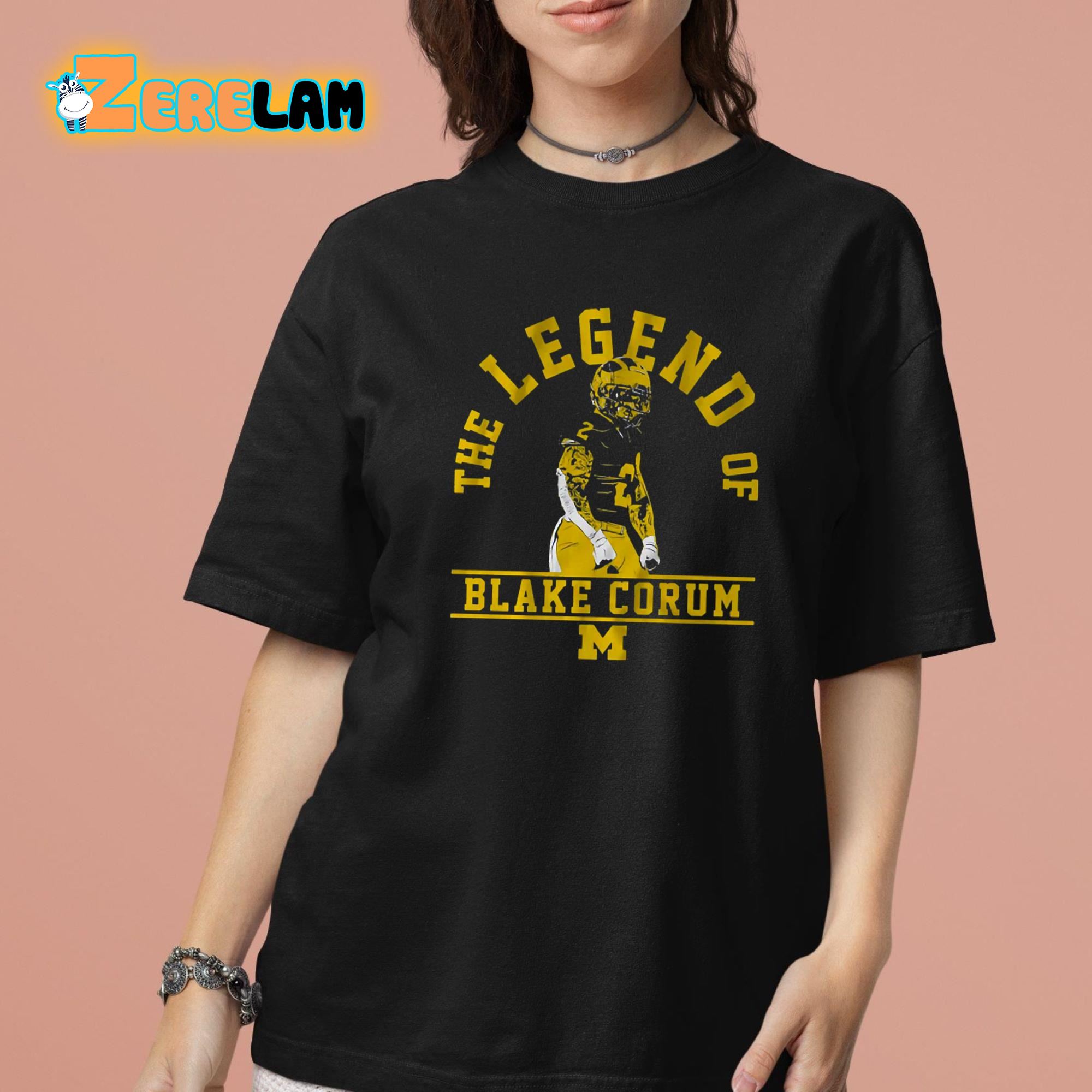 Michigan Football The Legend Of Blake Corum Shirt Zerelam