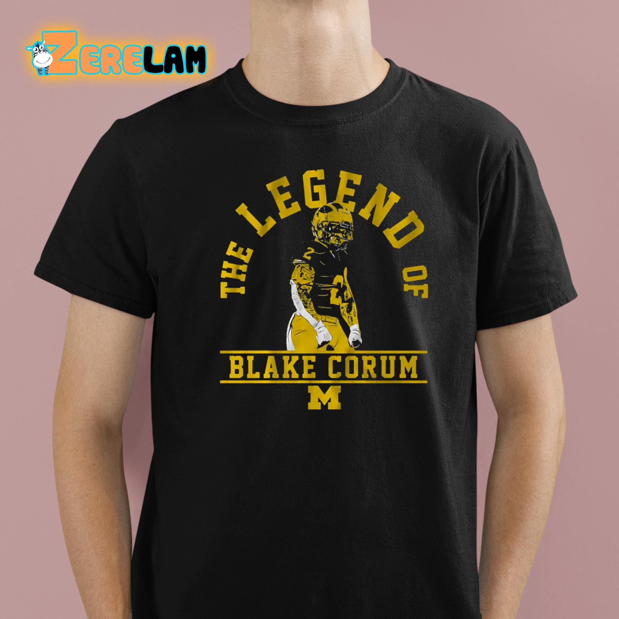 Michigan Football The Legend Of Blake Corum Shirt Zerelam