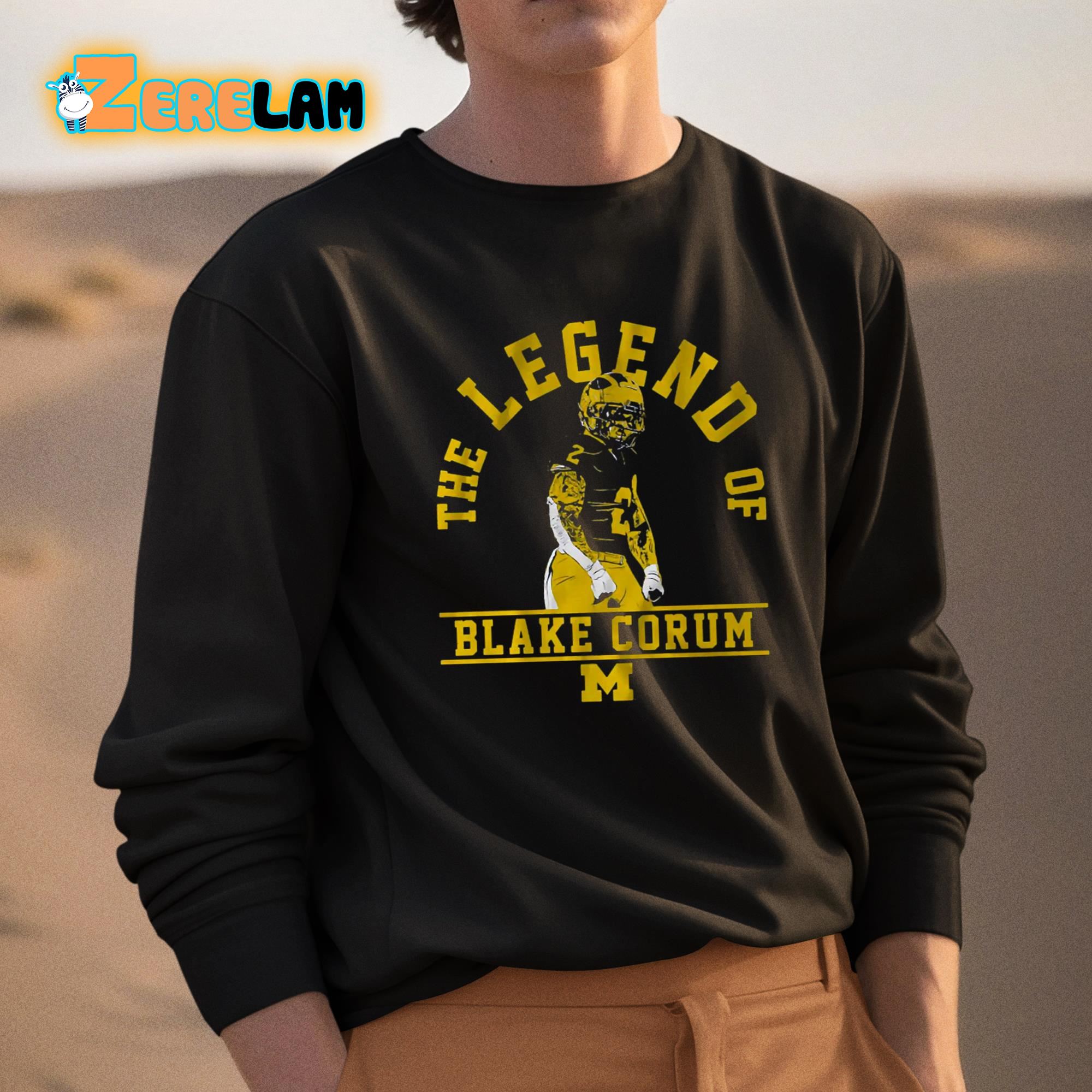 Michigan Football The Legend Of Blake Corum Shirt Zerelam