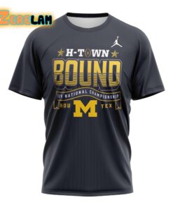 Michigan H Town Bound 124 National Championship Shirt