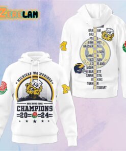 Michigan Rose Bowl Game Champions 2024 Hoodie