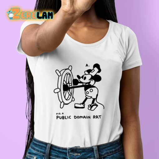Mickey Mouse Fig A Public Domain Rat Shirt