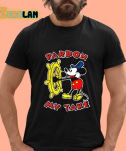Mickey Mouse Steamboat Pardon My Take Shirt 12 1