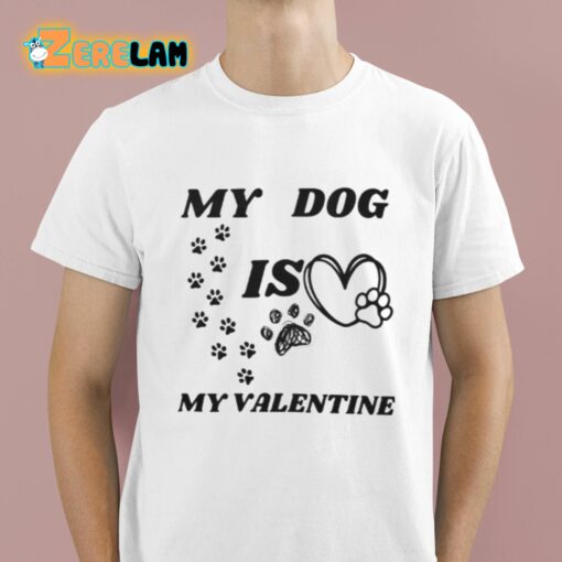 My Dog Is My Valentine Shirt