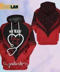 My Heart Belongs To My Patients Valentine Hoodie