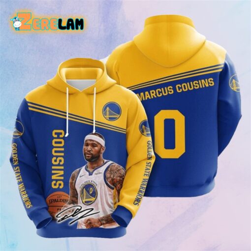 Golden State Warriors DeMarcus Cousins Pullover Hoodie