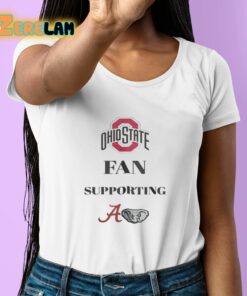 Ohio State Fan Supporting Crimson Tide Shirt 6 1