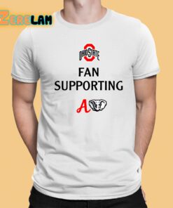 Ohio State Fan Supporting Shirt
