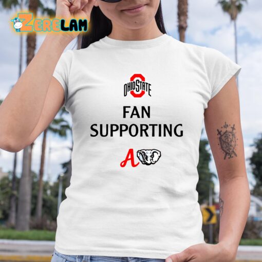 Ohio State Fan Supporting Shirt