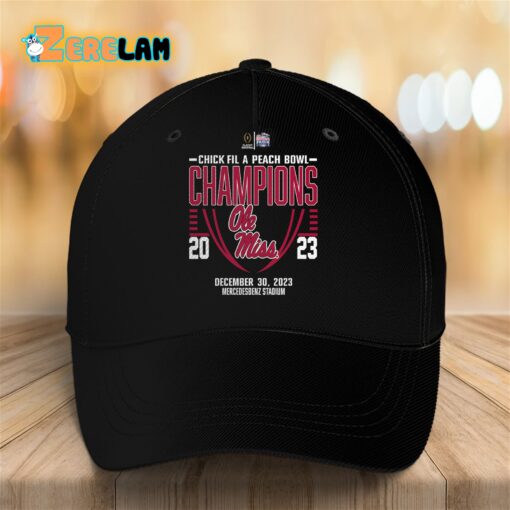 Chick fil A Peach Bowl Champions Ole Miss 2023 Hat