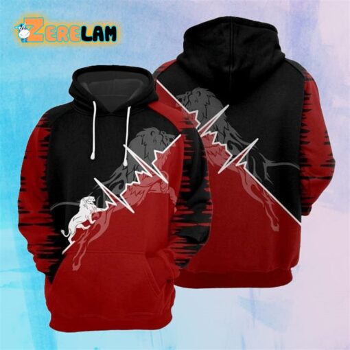 Love Lion 3D All Over Print Hoodie