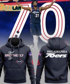 Philadelphia 76ers City Of Brotherly Love Hoodie 1