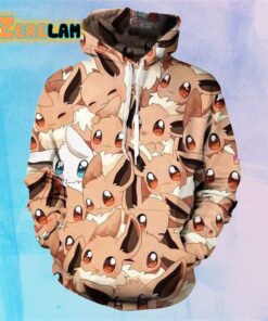 Pokemon Eevee Flesh Tone Hoodie