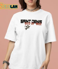 President Macron Saint Denis God Of War Shirt